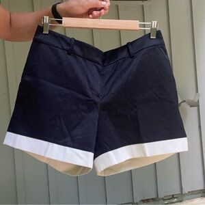 Ann Taylor Black & white shorts | 8 | cotton/Nylon blend